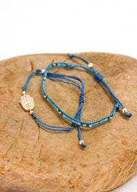 Fatima Crystal 2 Pack Bracelets | Shop Bali Queen