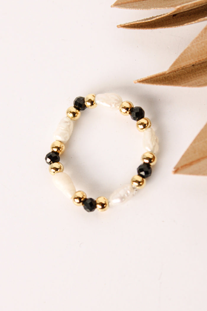 La Perla Bling Ring - Onyx | Shop Bali Queen