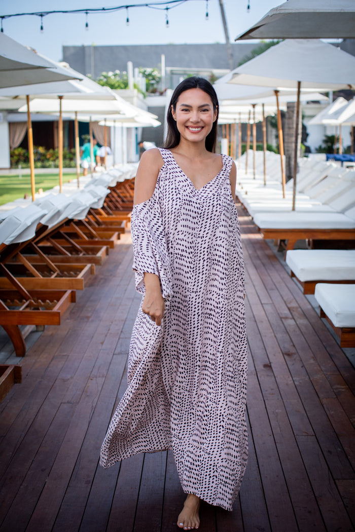 Nativa Open Shoulder Caftan