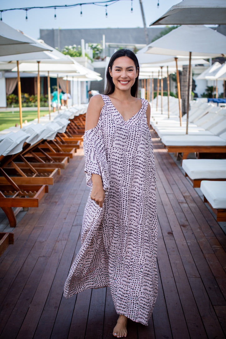 Nativa Open Shoulder Caftan
