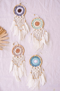 5" Bamboo Dreamcatcher with Macrame