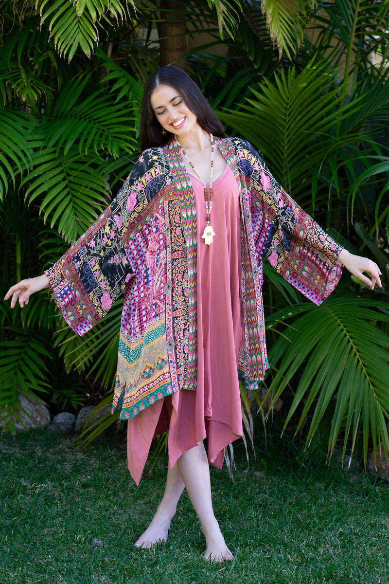 Bombay Short Jeweled Kimono | Shop Bali Queen