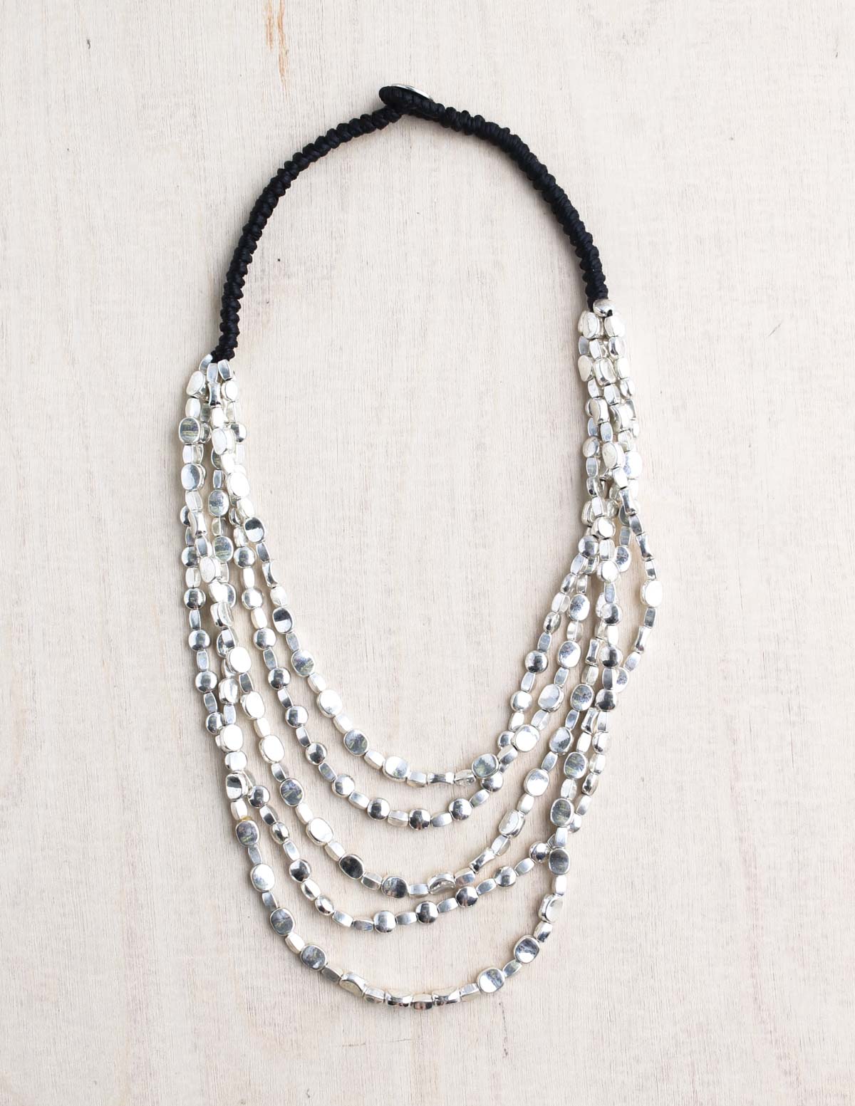 5 Strand Oval Premium Alloy Necklace