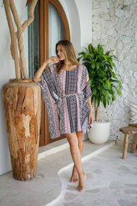 Sumatra Tie-Waist Caftan | Shop Bali Queen