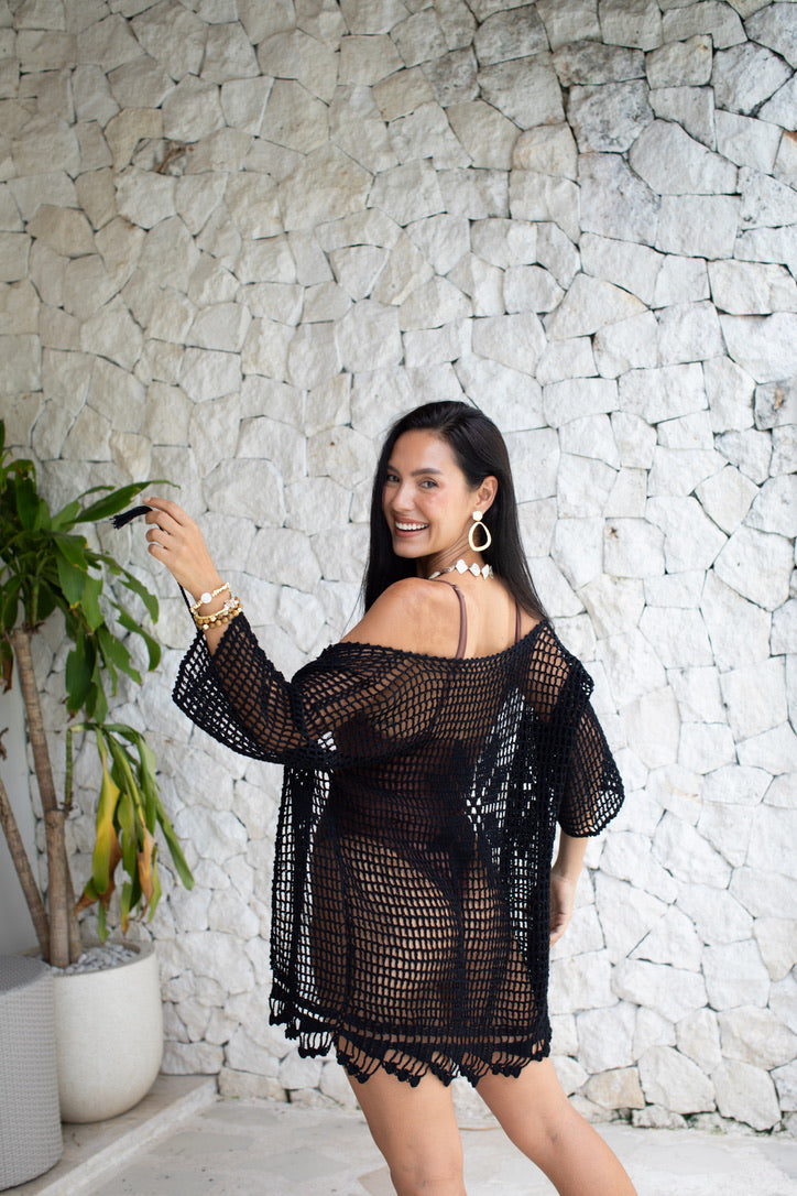 Crochet Magnolia Kimono | Shop Bali Queen