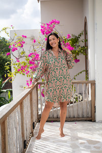 Verona Button Shirt Dress