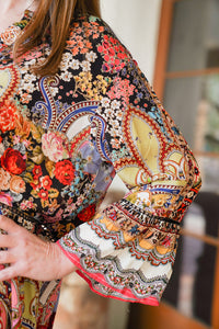Bombay Long Sleeve Shirt Dress | Shop Bali Queen