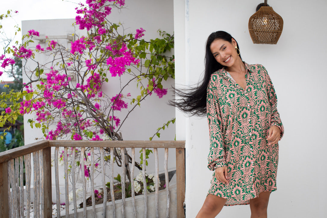 Verona Button Shirt Dress