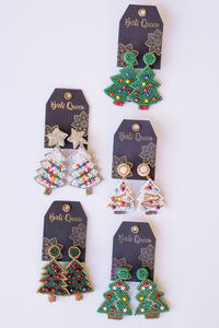 Holiday-licious Snow Tree Earring