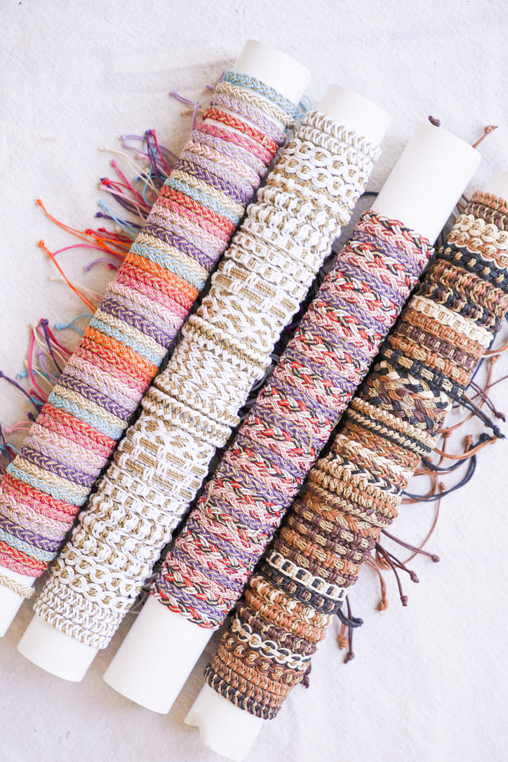 Natural Woven 40pc Bracelet Tube