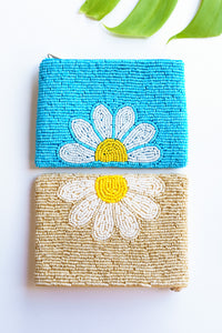 Daisy Mae Beaded Coin Bag