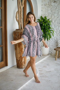 Sumatra Tie-Waist Caftan | Shop Bali Queen