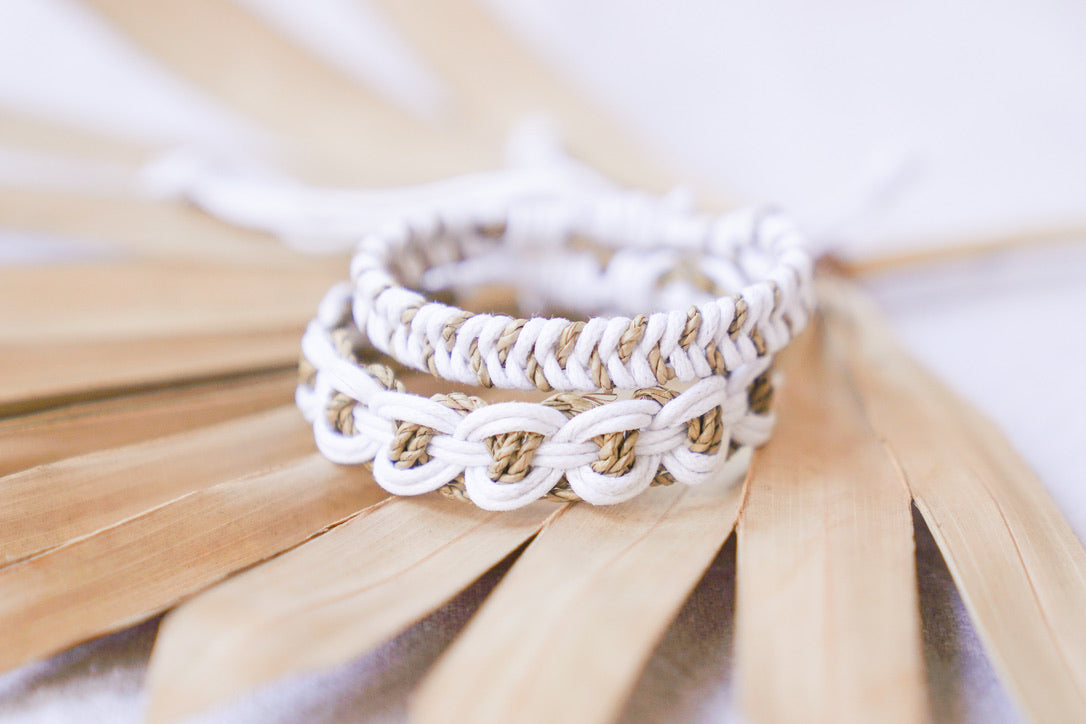 Natural Woven 40pc Bracelet Tube