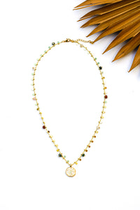 Hamsa Shine Light Coin Necklace | Shop Bali Queen