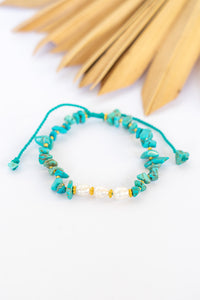 Shoreline Stone & Pearl Bracelet | Shop Bali Queen