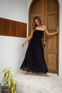 Eyelet Tube Maxi | Shop Bali Queen