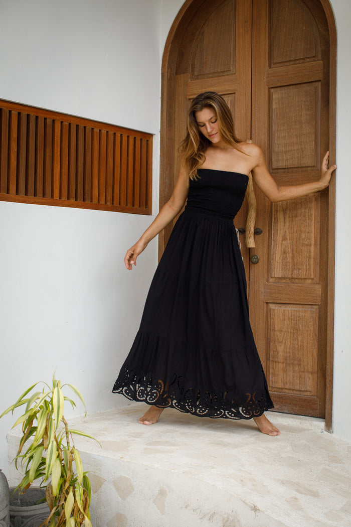 Eyelet Tube Maxi | Shop Bali Queen