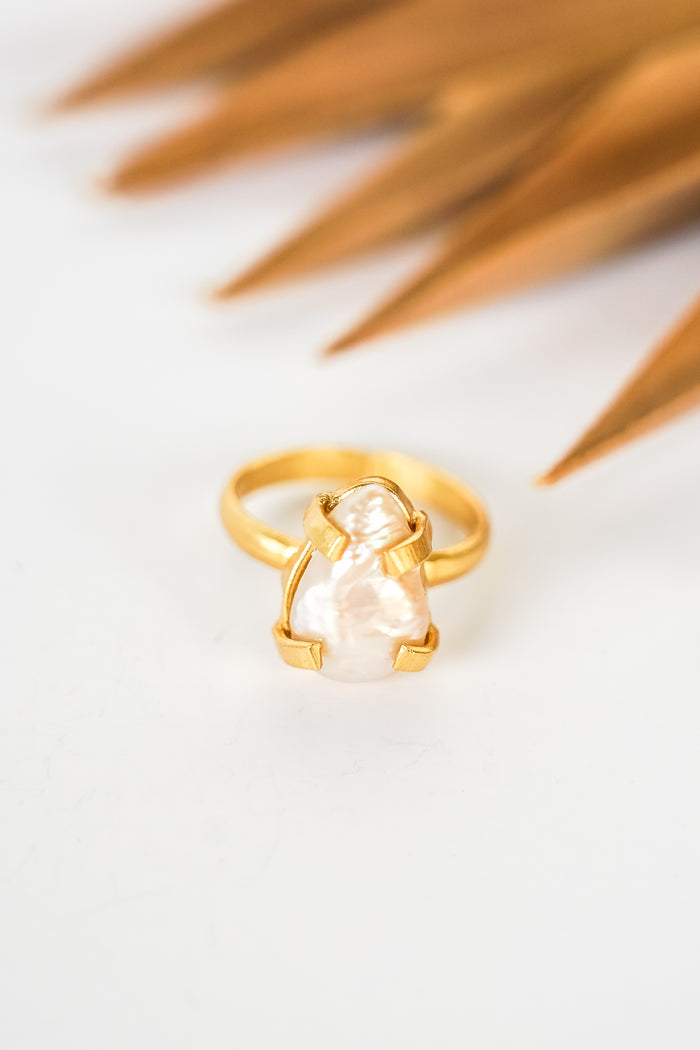 Dasha Pearl Ring | Shop Bali Queen