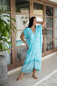 Beach Bloom Long Caftan