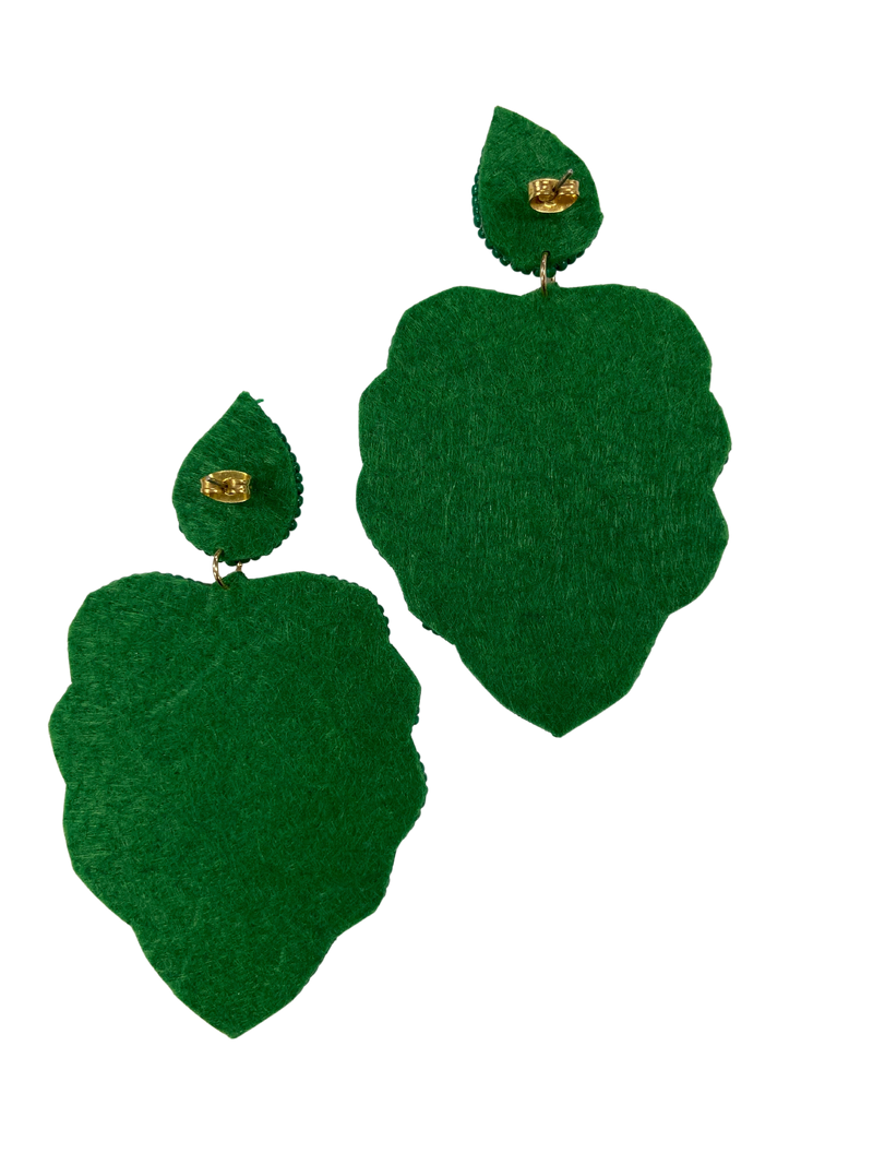 Tiki-licious Leaf Earrings | Shop Bali Queen