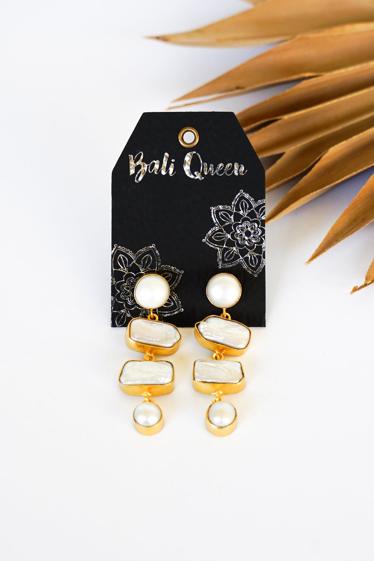 Dasha Pearl Cascade Earring | Shop Bali Queen