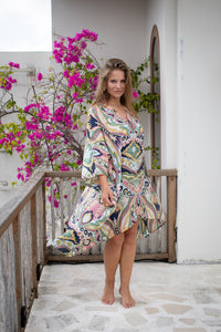 Mama Mia V Neck Caftan
