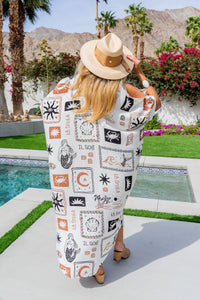 Stella Open Shoulder Caftan | Shop Bali Queen