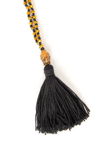 Cotton Buddha Tassel Necklace