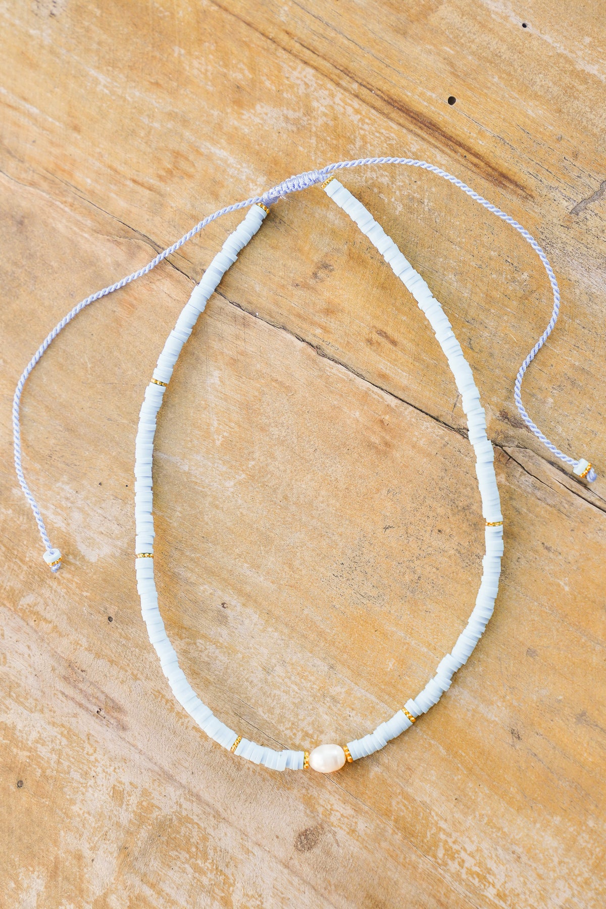 Fimo Single Pearl Adjustable Choker | Shop Bali Queen