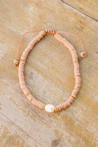 Fimo Single Pearl Pull Bracelet | Shop Bali Queen