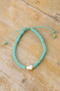Fimo Single Pearl Pull Bracelet | Shop Bali Queen