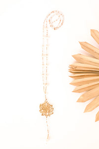 Lotus Pearl Necklace