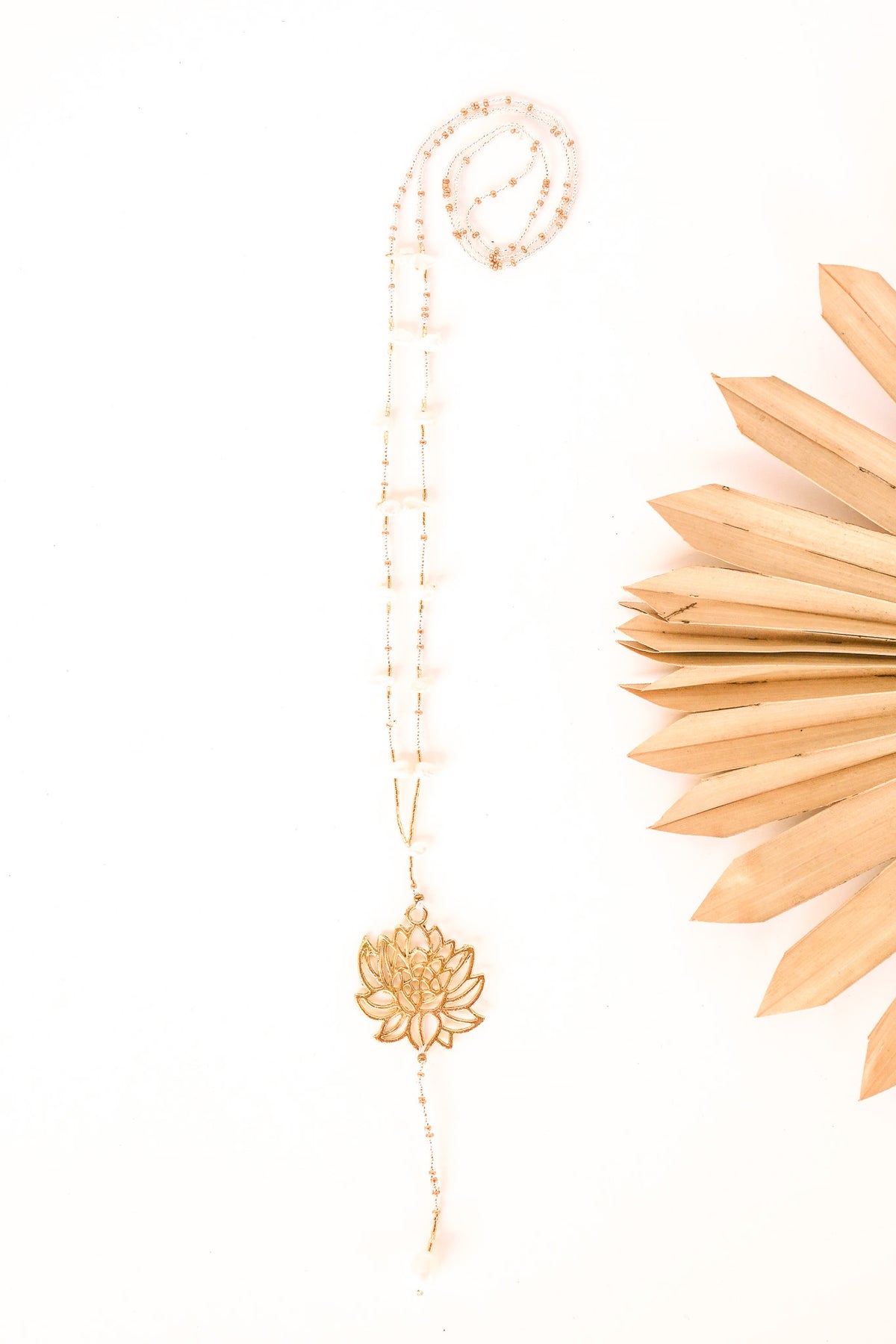 Lotus Pearl Necklace | Shop Bali Queen