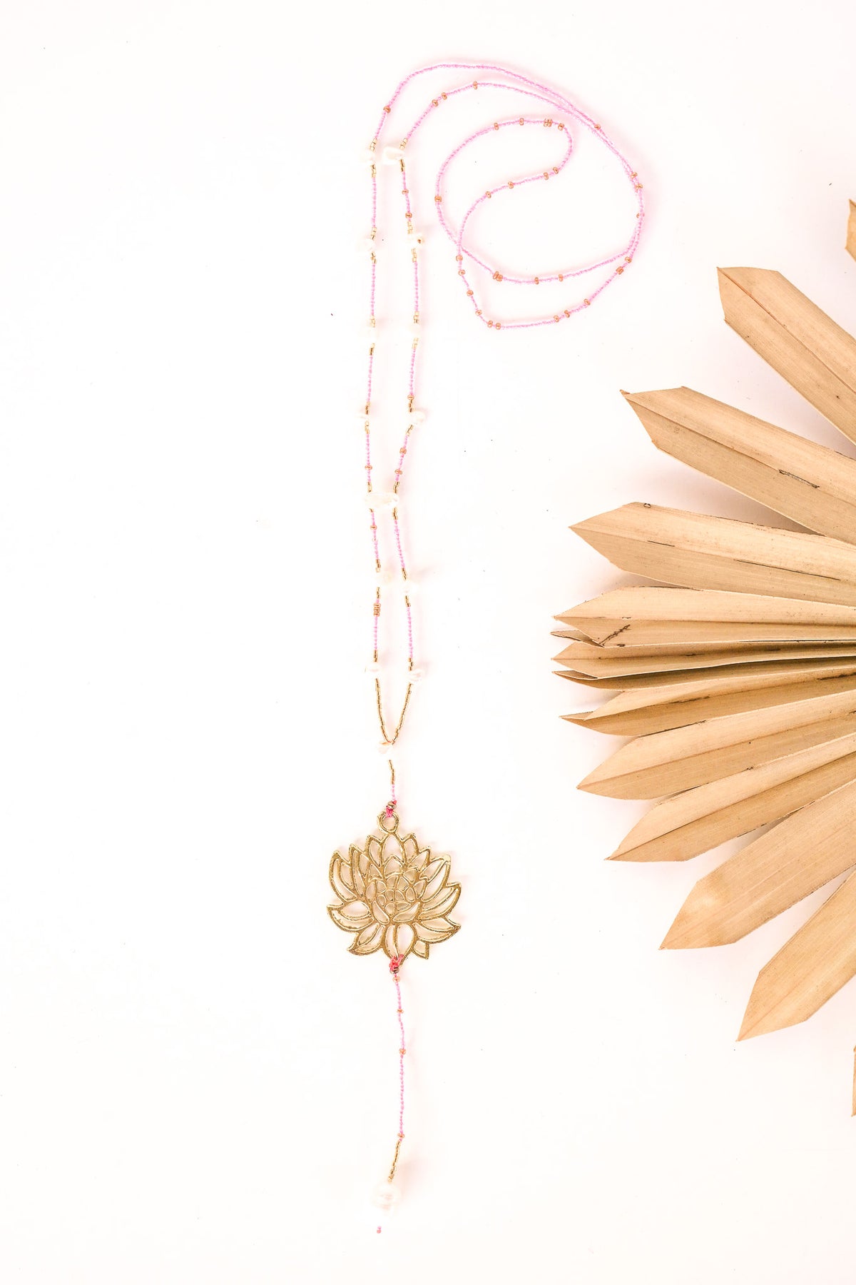 Lotus Pearl Necklace