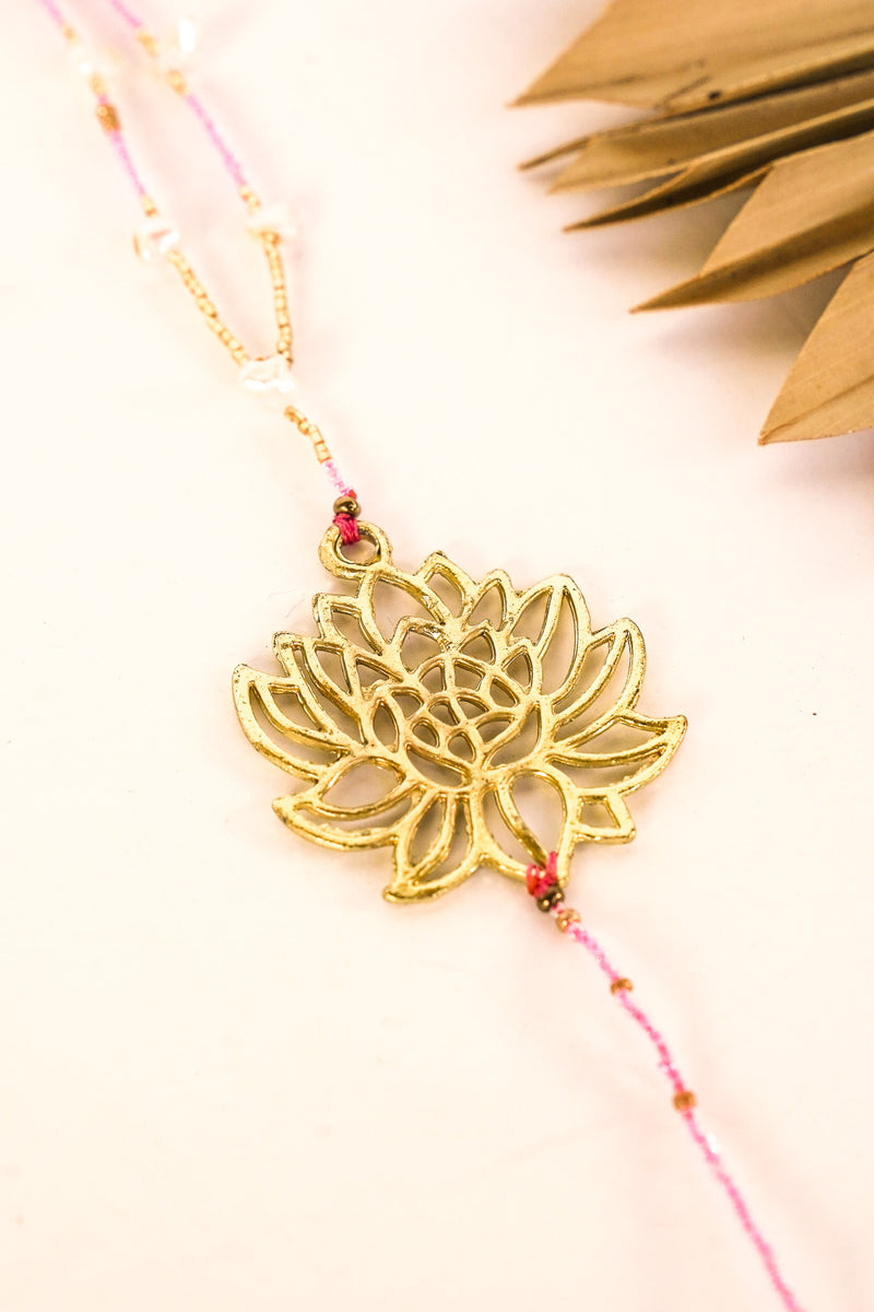 Lotus Pearl Necklace | Shop Bali Queen