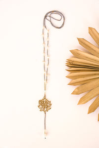 Lotus Pearl Necklace | Shop Bali Queen