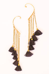 Tiered Tassel Ear Cuff | Shop Bali Queen