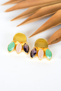 Dasha Lotus Stud Earring | Shop Bali Queen
