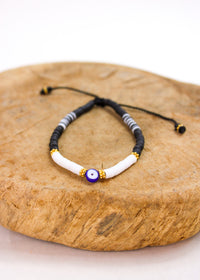 Tubular Evil Eye Bracelet | Shop Bali Queen