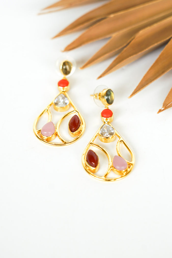 Dasha Labradorite Teardrop Earring | Shop Bali Queen