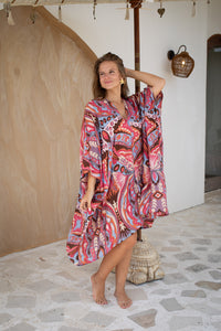 Mama Mia V Neck Caftan