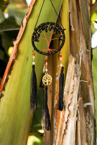 Mini Crystal & Stone Tree of Life Dreamcatcher