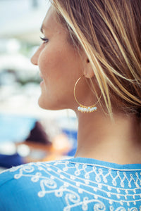 Horizon Hoop Earrings | Shop Bali Queen