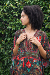 Bombay Jeweled Long Caftan | Shop Bali Queen