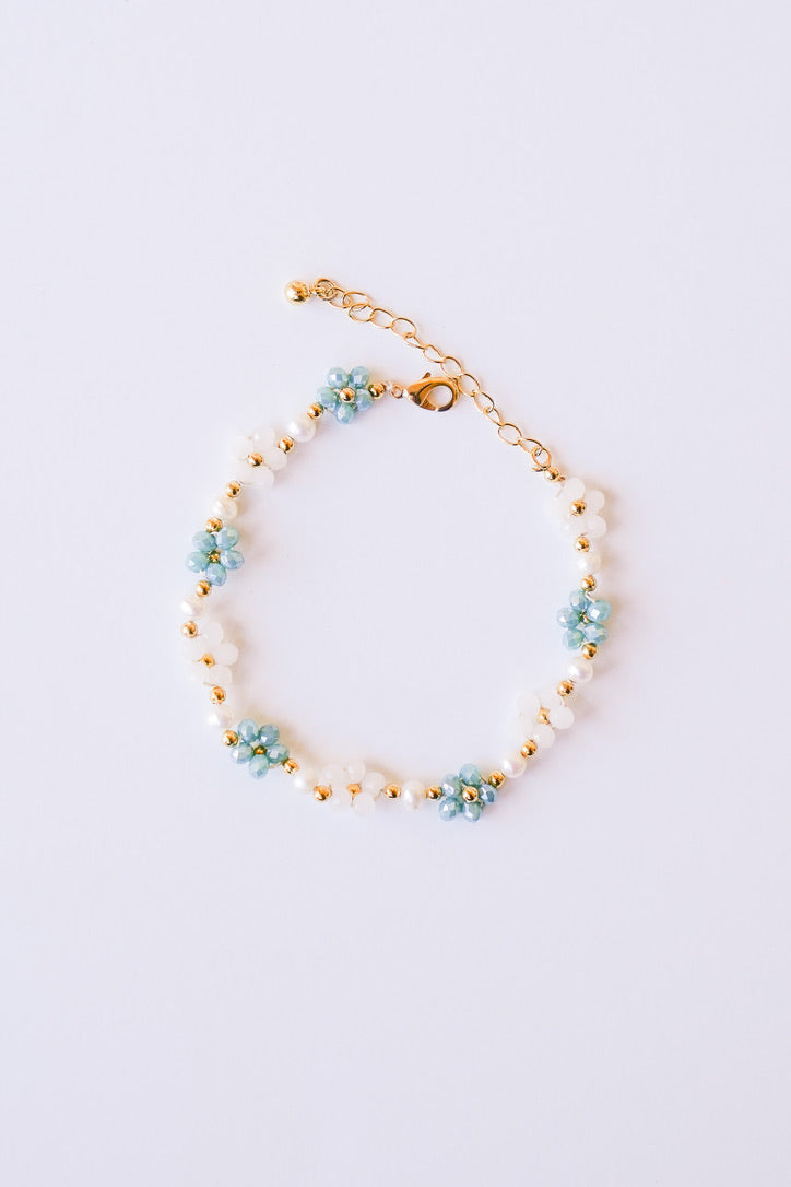 La Perla Crystal Flower Bracelet | Shop Bali Queen