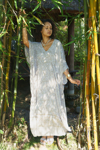 Mojave Cinched Long Caftan | Shop Bali Queen