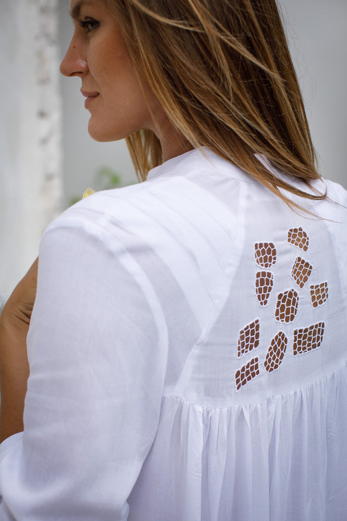 Eyelet Shirt Dress | Shop Bali Queen