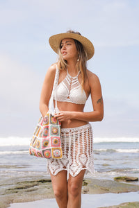 Flower Power Crochet Tote