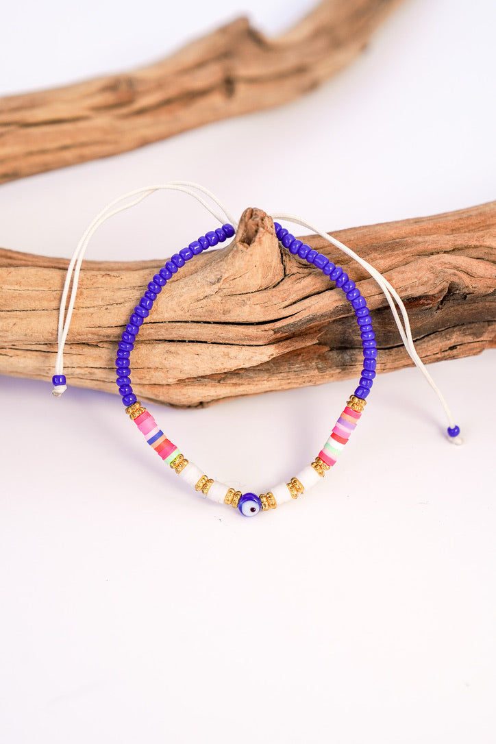 Mini Evil Eye Fimo Bracelet | Shop Bali Queen