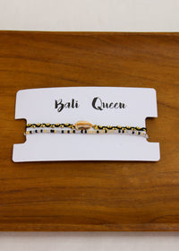 Braided Crystal Cowrie 2 Pack Bracelets | Shop Bali Queen